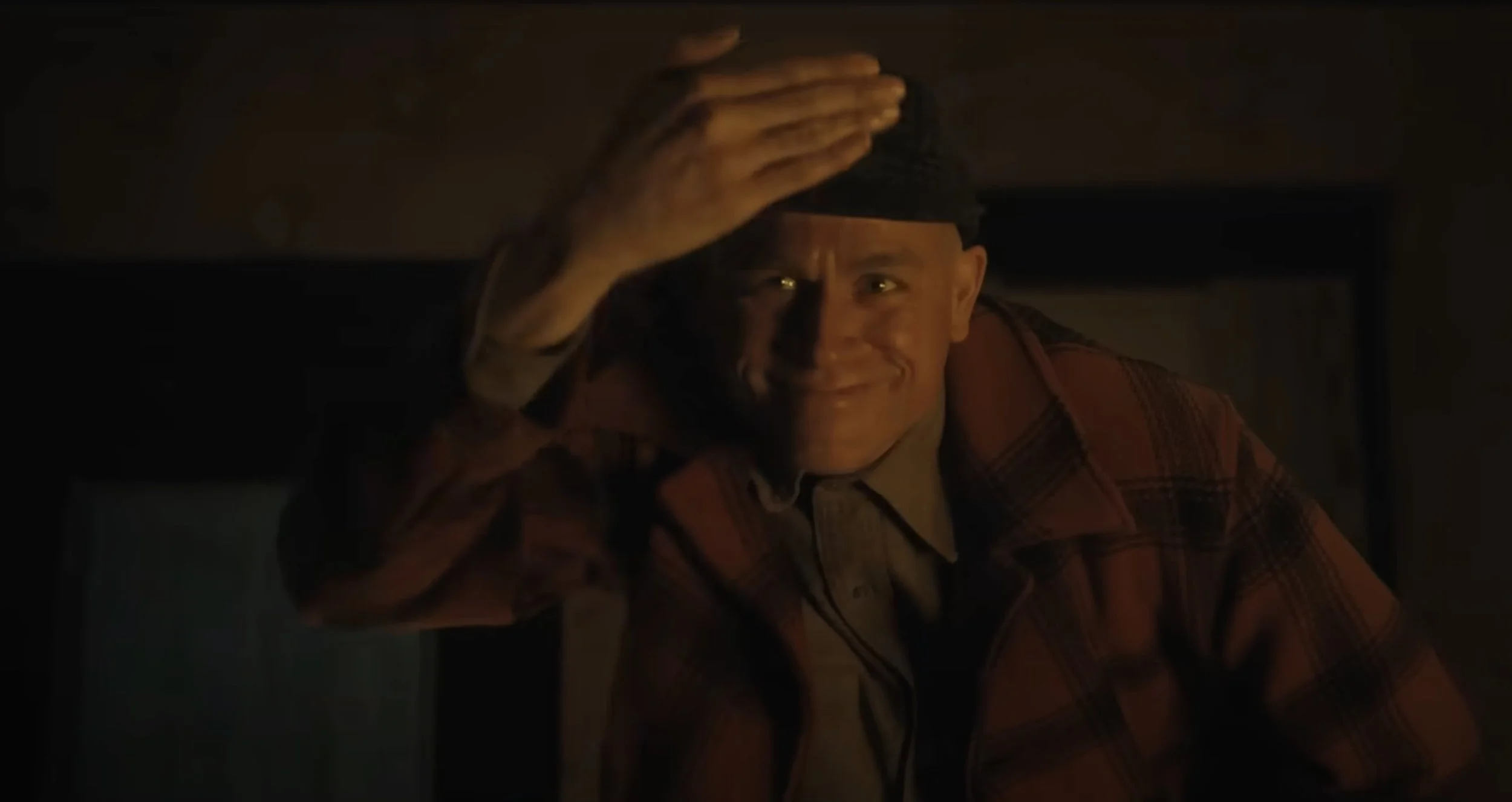 New twisted trailer for Monster: The and Gein Story Show Charlie Hunnam wearing a human meat